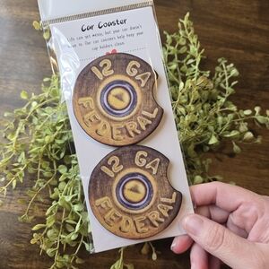 Federal Brown Car Coasters